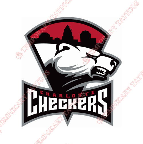 Charlotte Checkers Customize Temporary Tattoos Stickers NO.8987